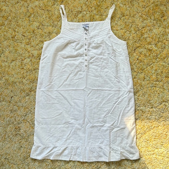 White Cotton Nightgown - Picture 2 of 4